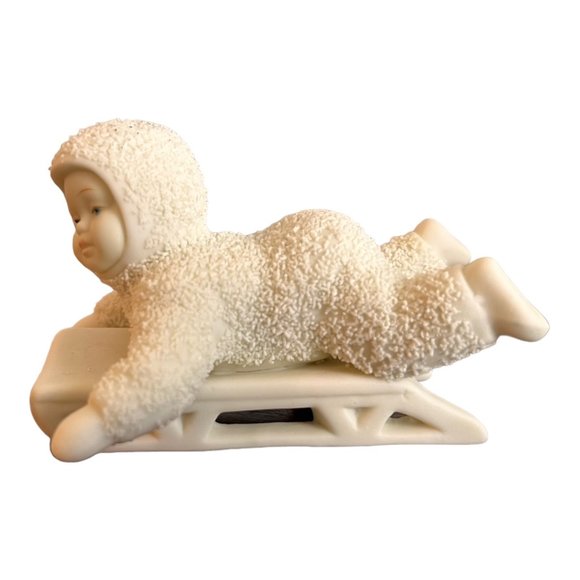 Dept 56 Snowbabies HOLD ON TIGHT Porcelain Figurine - Picture 4 of 6